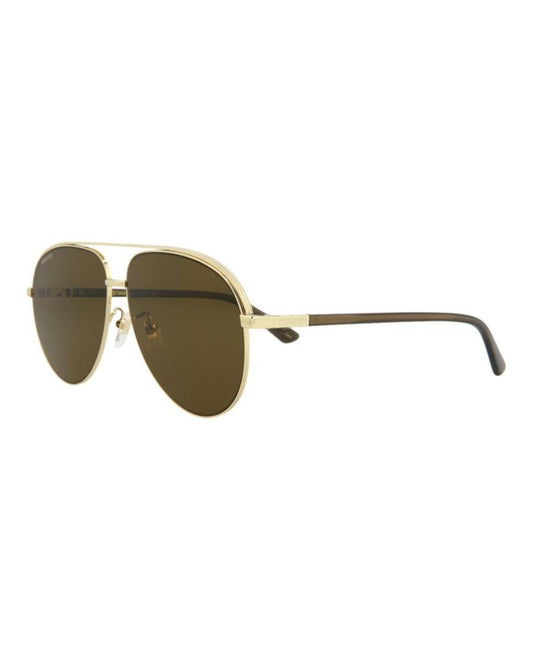 Aviator-Style Metal Sunglasses