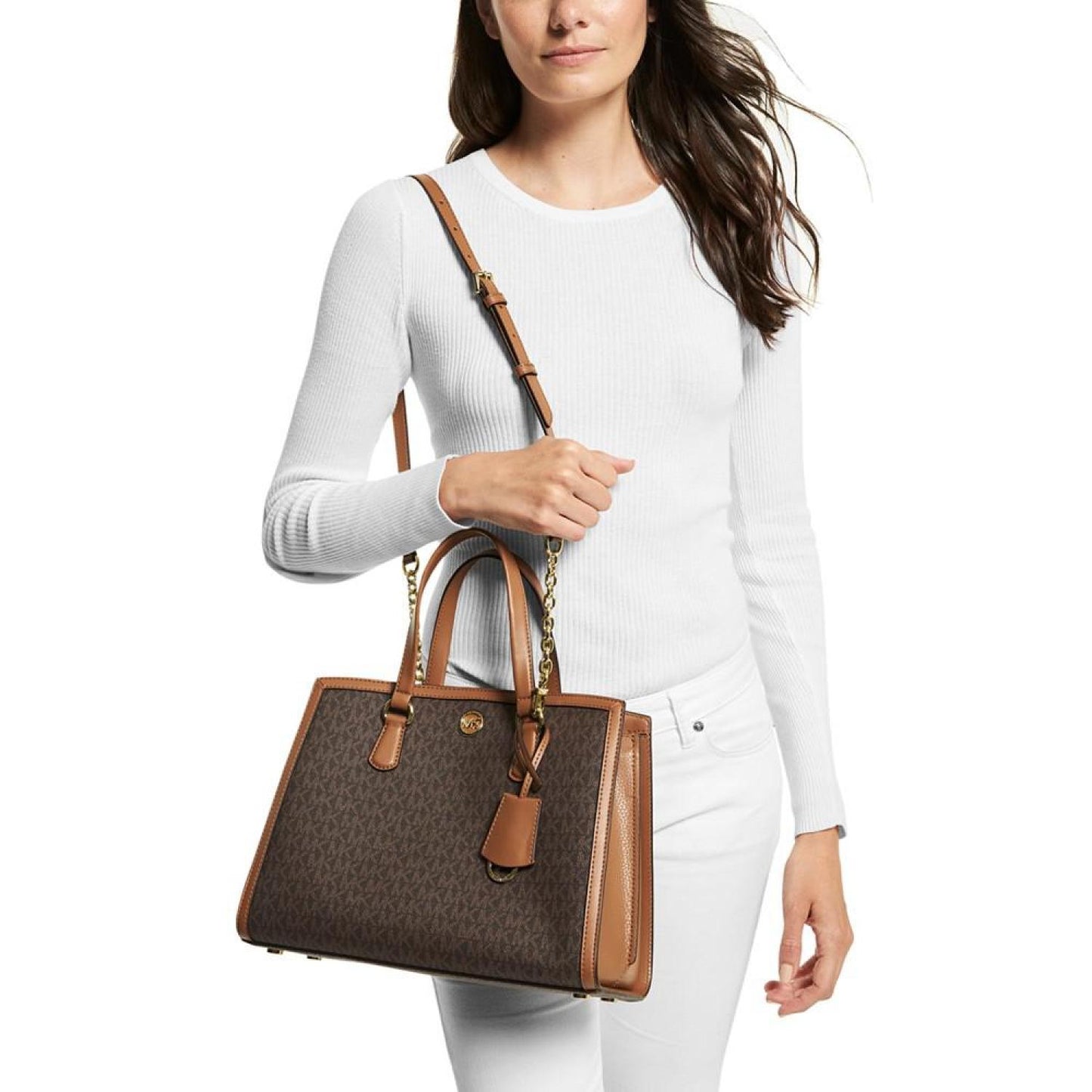 Logo Chantal Medium Satchel