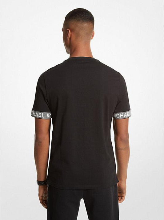Logo Tape Cotton T-Shirt