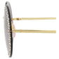 Round-Frame Metal Sunglasses
