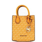 Michael Kors Mercer XS Honeycomb  Signature PVC North South Shopper Crossbody Women's Bag