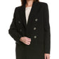 Michael Kors Collection Double Breasted Boyfriend Tab Wool Blazer