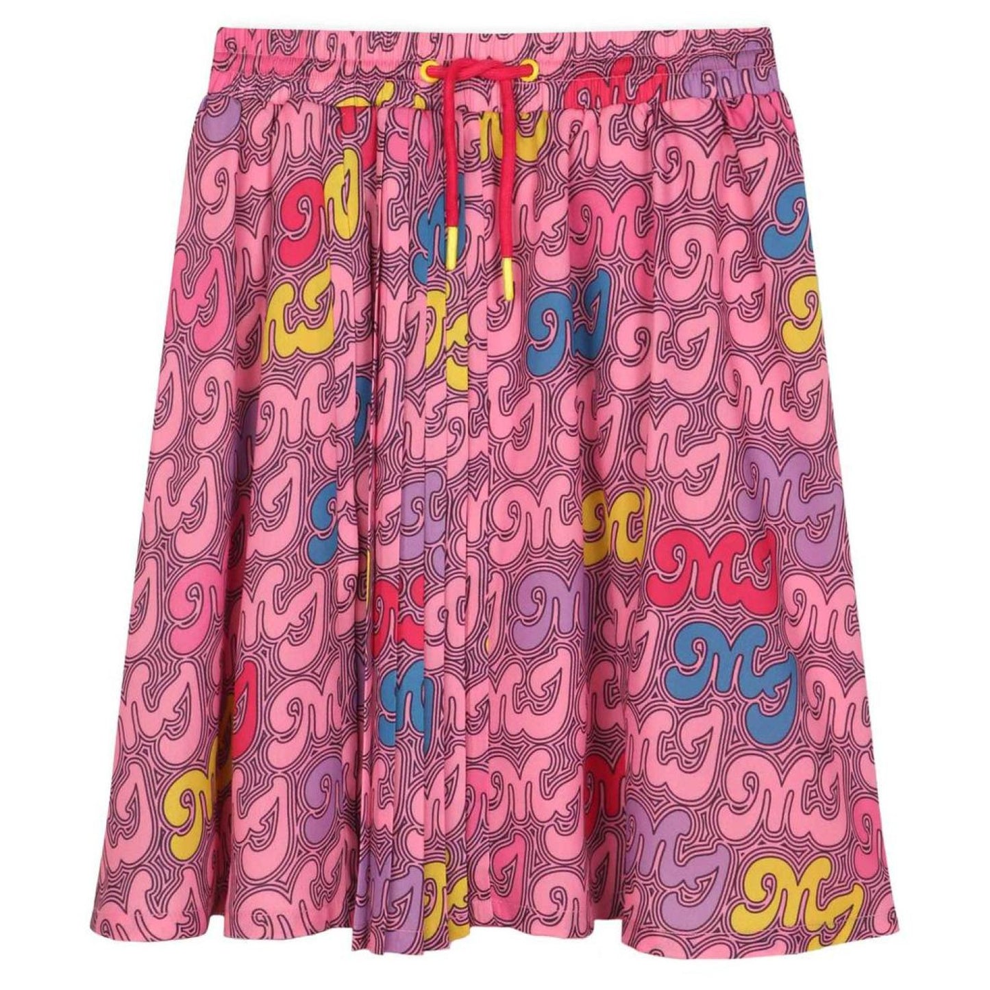 The Marc Jacobs Kids Monogram Pattern Elastic Waist Skirt