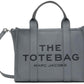 Gray 'The Leather Medium Tote Bag' Tote