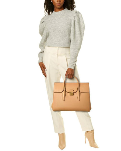 Michael Kors Collection Leather Weekender Bag