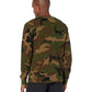 Folded Waffle Long Sleeve Crew Print w/ Embroidery