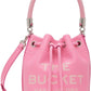 Pink 'The Leather Bucket' Bag
