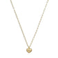 Faux Stone Iconic Heart Pendant Heart Motif Necklace