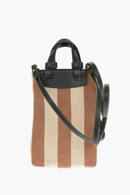 Awning Striped MERAVIGLIA VERTICAL Mini Crossbody Bag