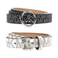 2 Pack Square & Circle Logo Belts