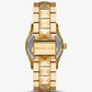 Runway Pavé Gold-Tone and Malachite Watch
