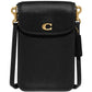 Polished Pebble Leather C Mini Phone Crossbody