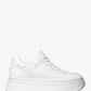 Hayes Snake Embossed Leather Platform Sneaker