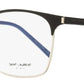 Saint Laurent Men's Rectangular Eyeglasses SL 224 002 Black/Palladium 52mm