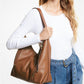 Brooklyn Large Pebbled Leather Shoulder Bag