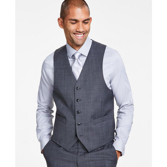 Men's Classic-Fit Stretch Wool Suit Vest