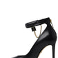 Michael Michael Kors Logo Charm Ankle Strapped Pumps