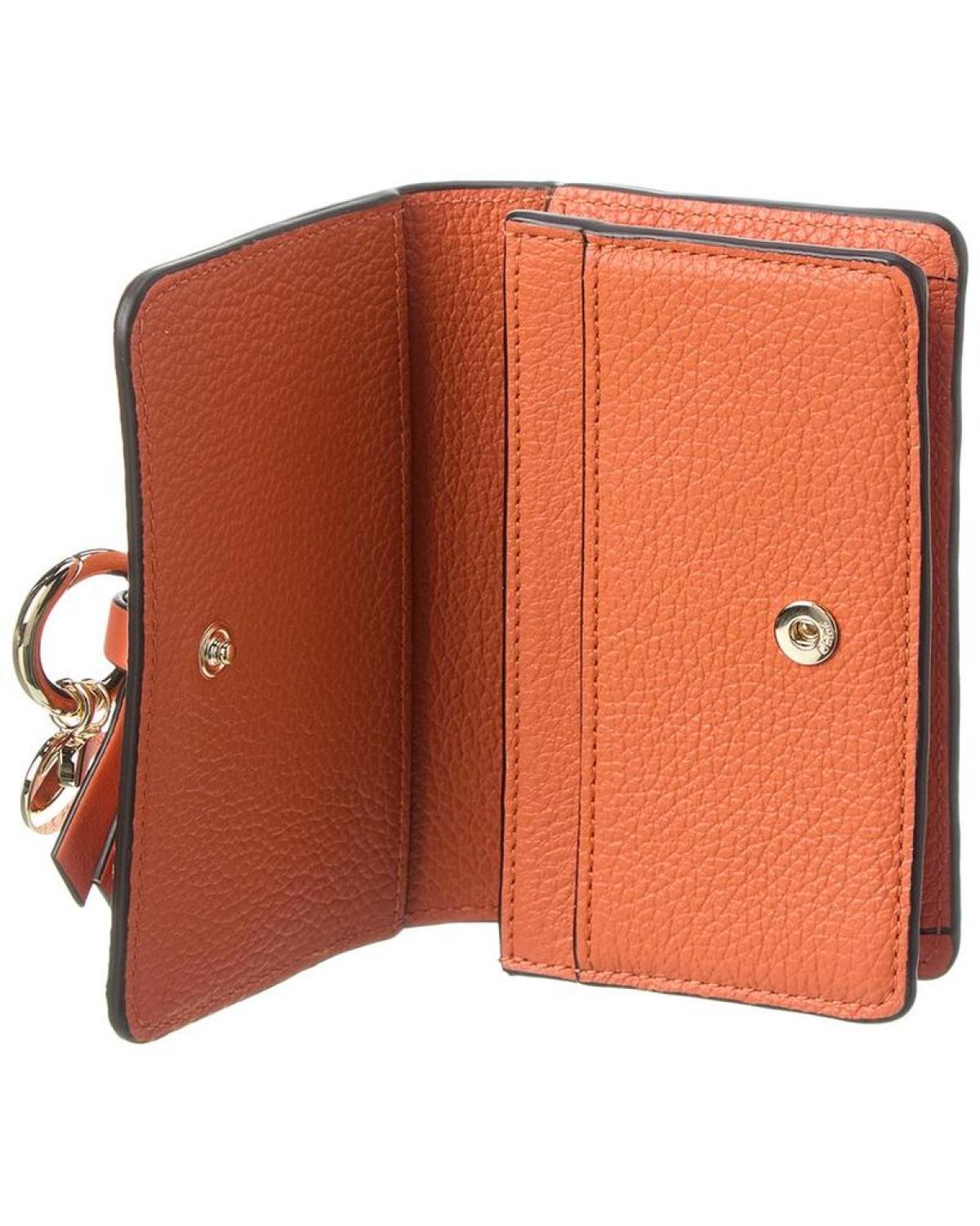 Chloé Alphabet Leather Card Holder