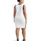 Plus Size Two-Tone Sleeveless Sweaterdress