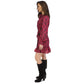 Women's Anaconda Printed Tie-Waist Dress