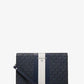 Medium Logo Stripe Zip Pouch