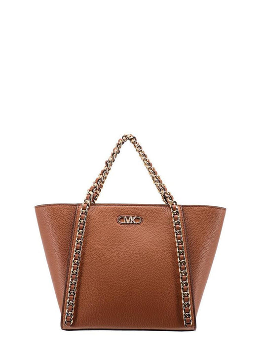 Michael Michael Kors Logo Plaque Chain-Link Tote Bag