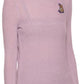 Purple 'The Tuckstitch Turtleneck' Sweater