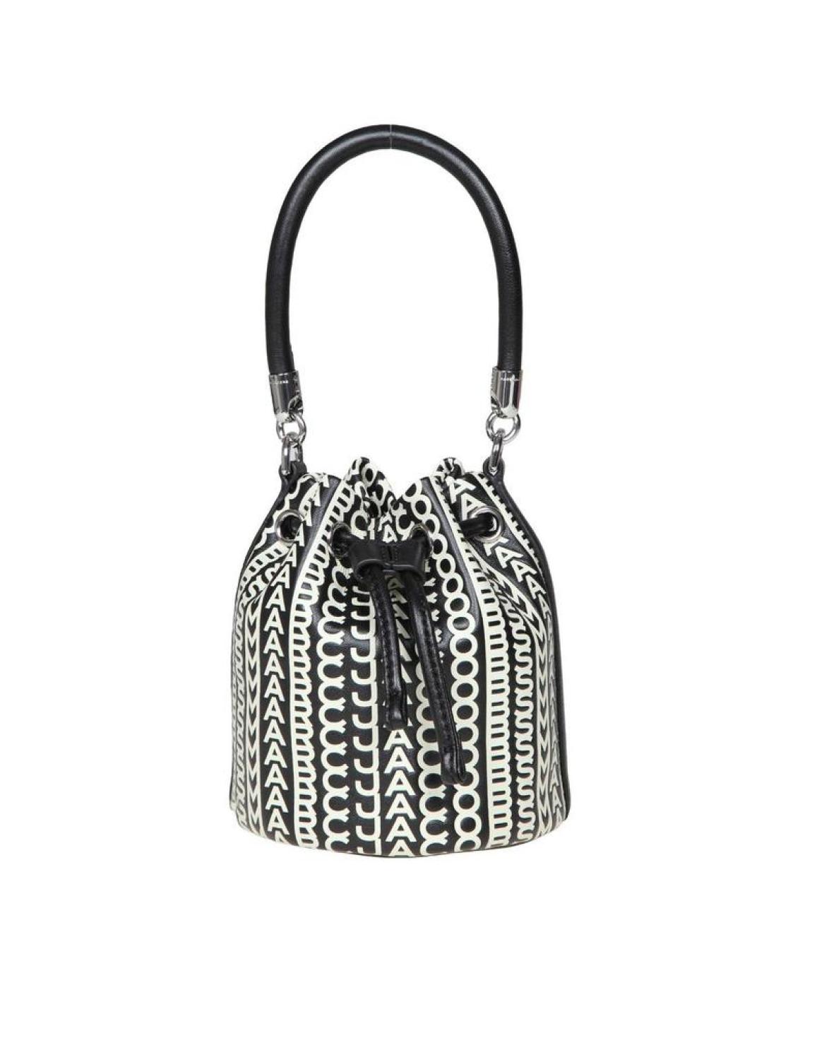 Marc Jacobs Monogram Printed Drawstring Bucket Bag