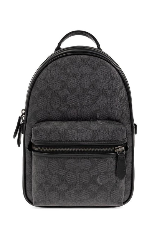 Coach Charter Logo Monogram Backpack