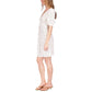 Women's Lace V-Neck Keyhole Dress