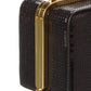 CELINE Triomphe Minaudiere Leather Clutch