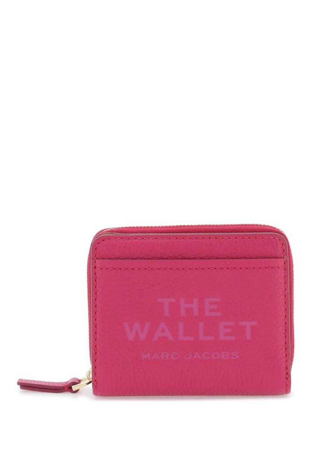 Marc Jacobs Logo Printed Zipped Mini Compact Wallet