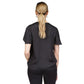 Women's Jacquard Satin Snakeskin-Print Flutter-Sleeve Top