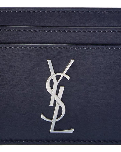 Saint Laurent Monogram Leather Card Case
