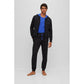 Stretch-cotton tracksuit bottoms with embroidered logo