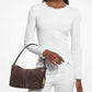 Astor Large Studded Suede Shoulder Bag