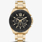 Oversized Brecken Gold-Tone Watch