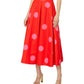 Giant Dot Faille Skirt