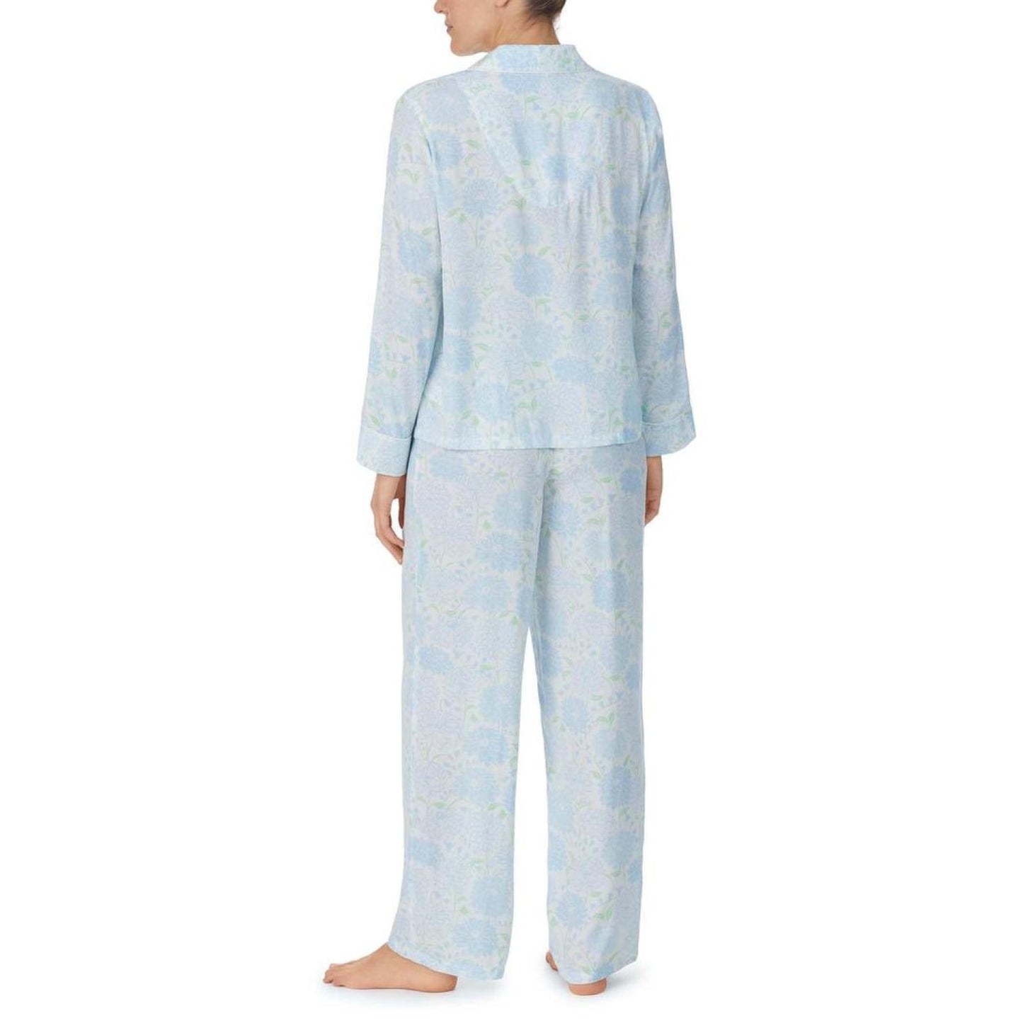 Charmuese Long Sleeve Long PJ Set