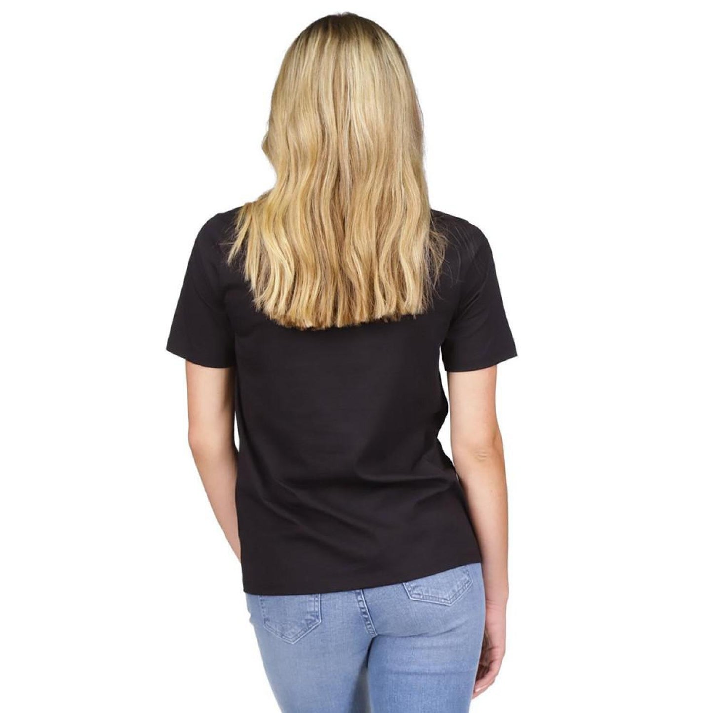 Women's Rhinestone-Logo T-Shirt