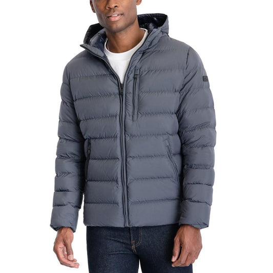 Men's Hooded Puffer Jacket, Created For Macy's