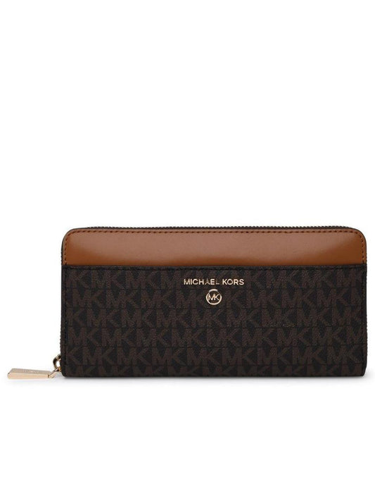 Michael Michael Kors Logo Plaque Zipped Wallet