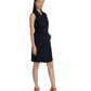 Micro-Sanded Twill Sleeveless Dress