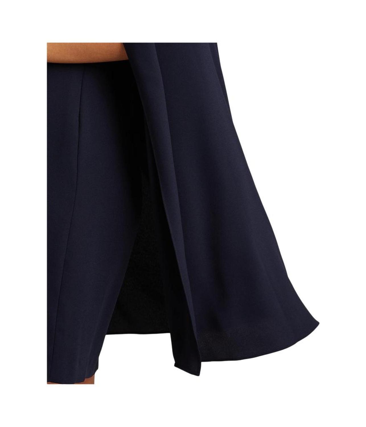 Cape Georgette Cocktail Dress