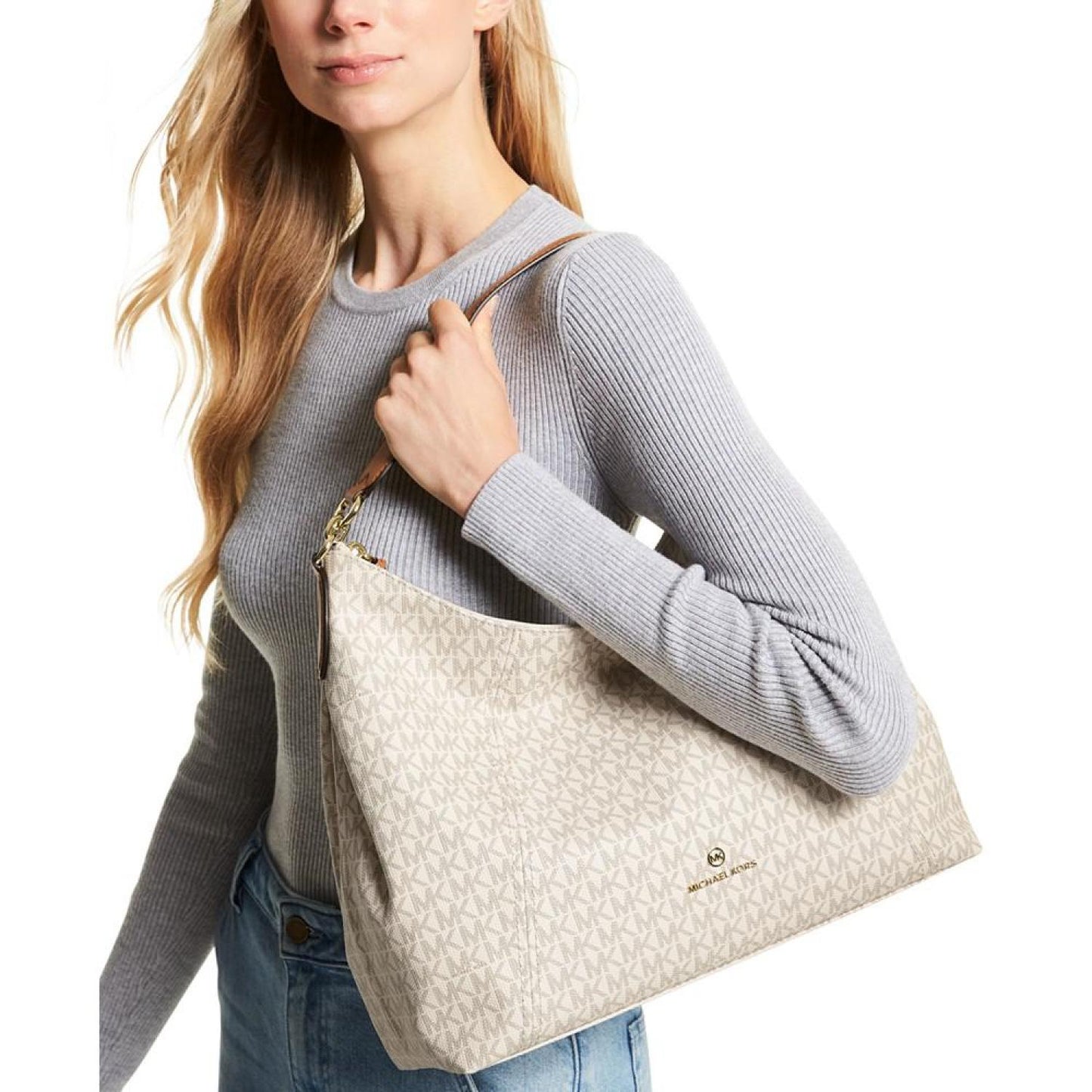 Logo Sienna Large Convertible Shoulder Bag