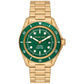 Men's Maritime Three-Hand Gold-Tone Stainless Steel Watch 42mm