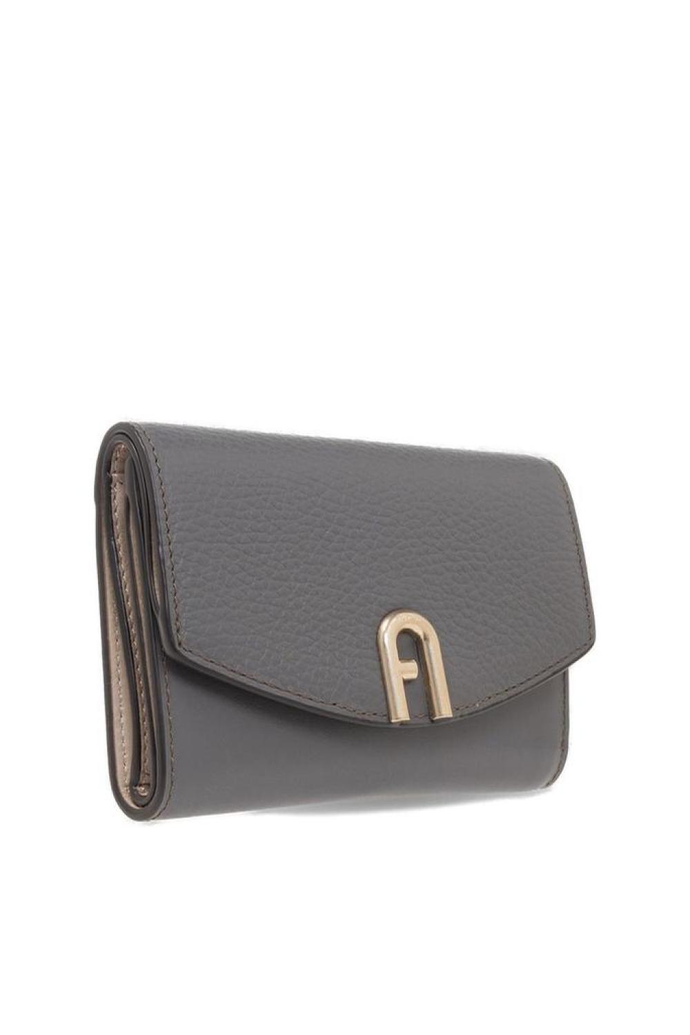 Furla Logo Plaque Zip Detailed Wallet