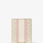 Bedford Travel Medium Logo Stripe Passport Wallet