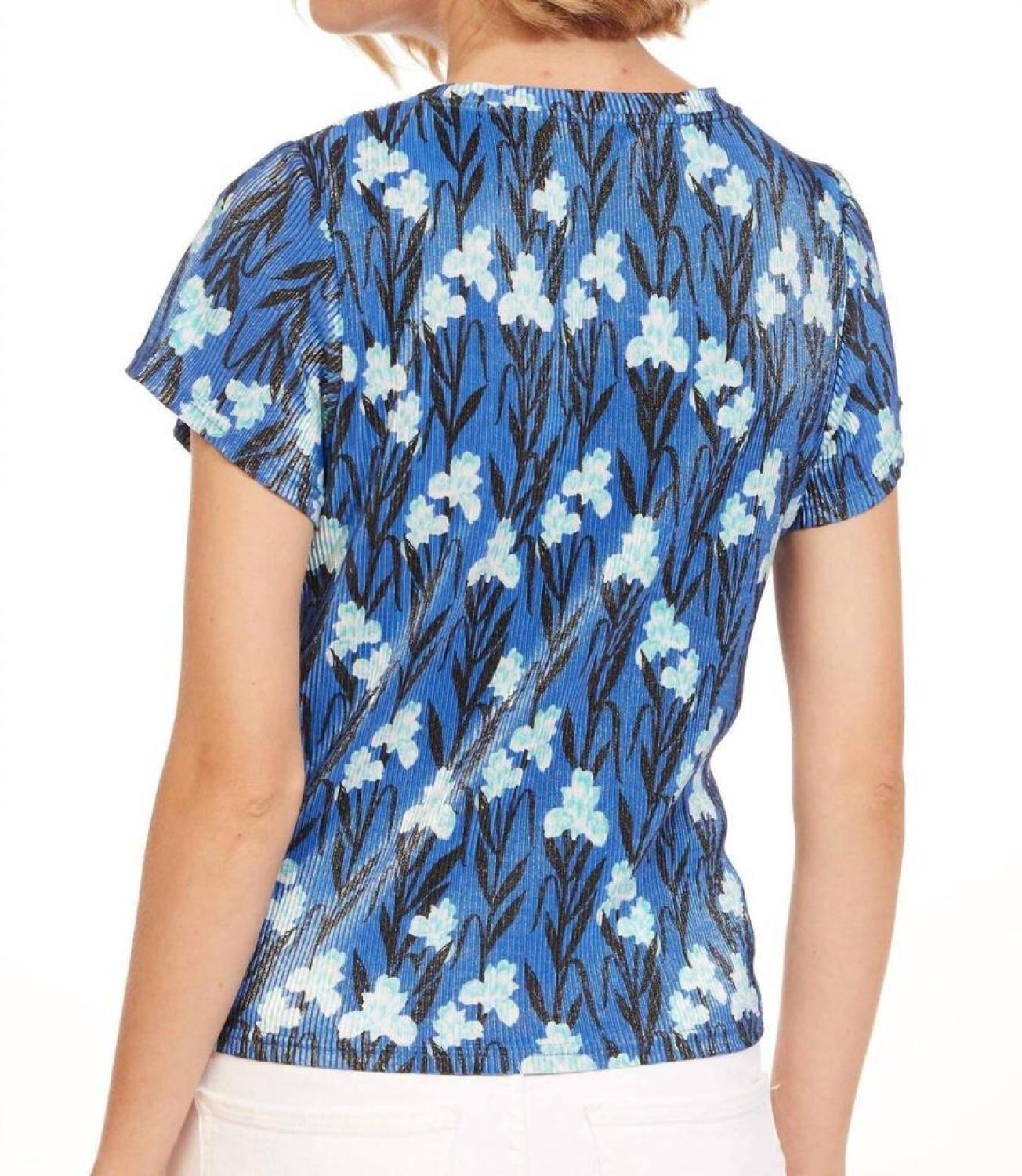 Griffin T-Shirt In Blue Iris