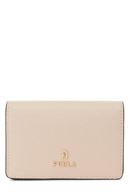 Furla Logo Print Flap Card Holder